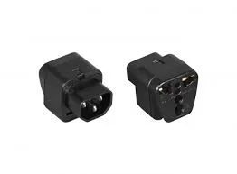 APC Compatible Connector IEC320 C13 to 3 PIN Indian Converter
