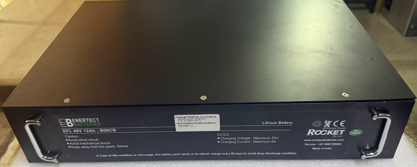 Enertech Rocket Lithium-Ion Battery | 12AH /48V | 2 Years Warranty 1 Enertech Rocket Lithium-Ion Battery | 12AH /48V | 2 Years Warranty