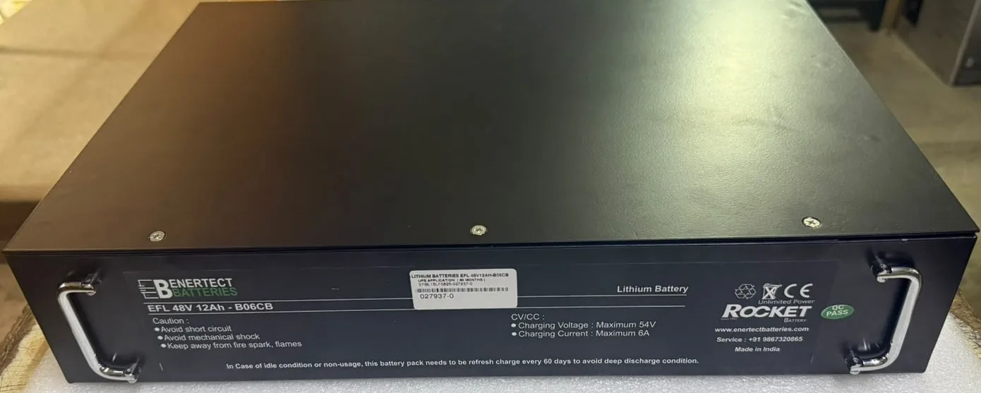 Enertech Rocket Lithium-Ion Battery | 12AH /48V  | 2 Years Warranty