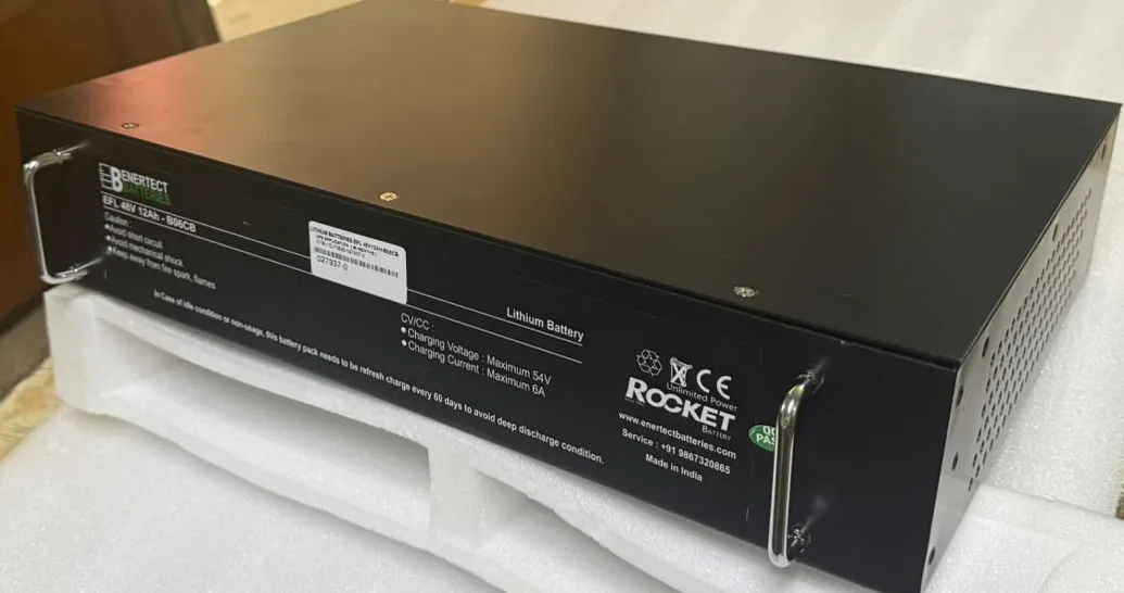 Enertech Rocket Lithium-Ion Battery | 12AH /48V  | 2 Years Warranty