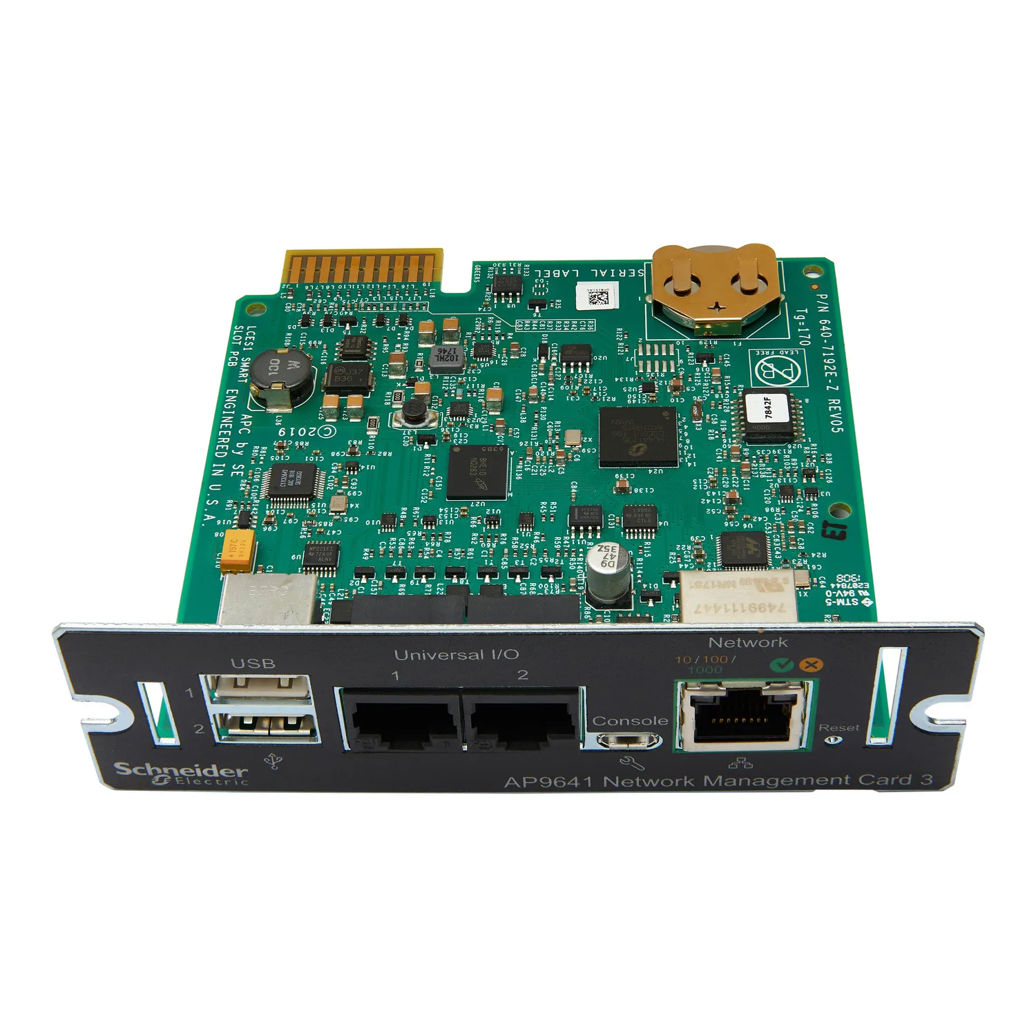 APC UPS Network Management Card 2 with Environmental Monitoring AP9641 1 APC UPS Network Management Card 2 with Environmental Monitoring AP9641